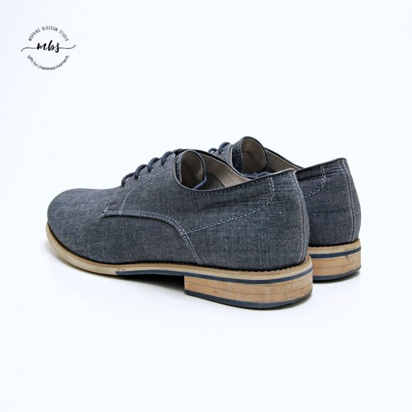 G.H. Bass & Co. Liam Denim Lace Up Derby Shoes - Picture 5 of 13